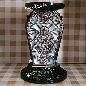 New Bath & Body Works COFFIN 3-Wick Pedestal Candle Holder